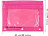 Zippered Binder Fabric Pencil Pouch, 3 Rings with Clear Window, 8 pack, Multicolor