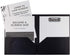 Dunwell Plastic Folders with Pockets (Black, 3 Pack), Durable Acid-Free Poly 2 Pocket Folders for School or Office