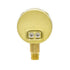 PIC Gauges 501D-UNO-158Q-C 0-4000 PSI, UL Listed, No Oil Pressure Gauge, 1 1/2" Dial, Dual Scale