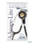 ADC 619CHM Adscope Lite Model 619 Ultra Lightweight Stethoscope, Champagne Finish with Black Tubing