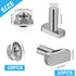 T Bolt Set M8x20mm T Slot Drop-in Bolt, Hammer Head Bolts with 10 Pcs Hexagon Flange Nuts for Aluminum Extrusion