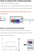 YHW 2.4G 28 Bulbs, Lamp-1 Pack Magic Home Remote Control with Keys, RGB+CCT for Smart LED Smart Floor