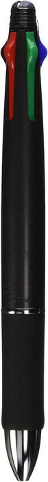 Zebra Clip-On 1000, 4 Color 0.7 mm Ballpoint Multi Pen 0.5 mm Pencil, Black Body (B4SA2-BK) by Zebra