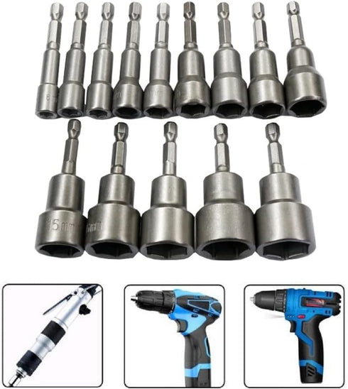 Utoolmart 1/4" Quick-Change Hex Shank 7mm Nut Setter Driver Drill Bit, 65mm Length
