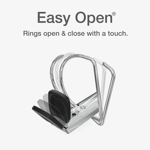 Cardinal 3 Ring Binder (10331) - Durable 3 Inch Premier Easy Open Binder, ONE-Touch Slant-D Rings, 650-Sheet Capacity,