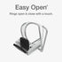 Cardinal 3 Ring Binder (10331) - Durable 3 Inch Premier Easy Open Binder, ONE-Touch Slant-D Rings, 650-Sheet Capacity,