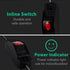 Outdoor Waterproof On/Off Switch Extension Cord, Heavy Duty 125v/250v Black SJTW Cord (1.5 Ft)
