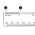 2 Pack Plastic Ruler - Straight Ruler Measuring Tool for Student School Office (Clear, 6 Inch)