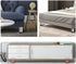 HJYCLFAZU 4PCS 5cm 10cm 15cm 20cm 30cm 50cm Stand(16in/40cm) Metal Furniture Legs, Modern Stainless Steel Tapered