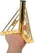 Set 15cm DOITOOL Metal Furniture Legs Cabinet Feet Sofa Legs Replacement Gold Metal Support for Coffee Table Tv Stand