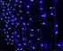 3.5M/11ft 96 LED Blue Linkable Fairy Curtain String Light, 8 Modes for Indoor/Outdoor Decor