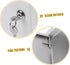 Mailbox Package Mipcase Wall Mounted Milk Box with Lock Durable Outdoor for Home Compact Design for Milk Storage