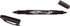 Tombow 56500 MONO Twin Permanent Marker, 10-Pack, Dual-Tipped Black Marker