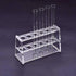Acrylic Test Tube Holder Rack 6 Sockets for 50ml Centrifuge Tubes Clear (50ml,6 Sockets)