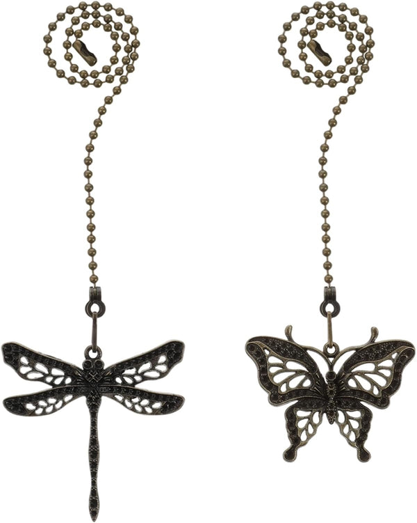 Ptwola 2 Pack Ceiling Fan Pull Chain Ornaments Extension Bronze Lighting Ceiling Fans