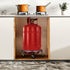Luxshiny Movable Propane Cylinder Base: Stainless Steel Propane Tank Stand Dolly with Brake Wheel for Cylinder