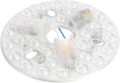 5.3 Inch 15W 3CCT 3000K 4200K 6500K Dioche Ceiling Fan LED Light Replacement Round Retrofit Kit Aluminum PC Warm