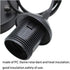 Icole E26 Set(Pack 1) Ceiling Light Pendant Fitting Lamp Holder Black Ceiling Rose Pendant Modern Vintage Retro