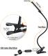 Clip on Reading Light, Clip Light with Warm & Daylight & White Light, 3 Colors, Eye-Care Clamp Lamp with 10 Modes