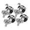 4pcs Replacement Caster Wheels Brakes for Rolling Carts Swivel Casters for Cart