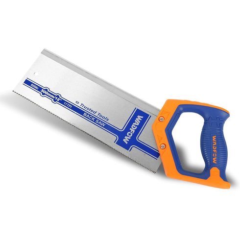 12 Inch Pro Hand Saw, 11 TPI Fine-Cut Soft-Grip Hardpoint Handsaw Perfect for Sawing, Trimming, Gardening, Drywall, Plastic Pipes, Sharp Blade, Ergonomic Non-Slip Handle