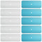 JJUNW 10 PCS Under Cabinet Light Magnetic Strip, Adhesive Metal Plates for Magnetic