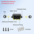 MAKERELE Small External Junction Box IP68, 2 Way Clamshell-Type Underground Electrical Box with Screw Terminal Block