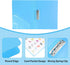 PATIKIL 9.3x12.2" Punchless Binder Clamp - 2 Pcs Plastic Single Strong Clip Clamp Binder Without Rings Sheet File