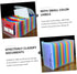 Pockets Expanding File Folder Organizer, Rainbow Multi Letter Size Accordion Document Holder for Home, Office, School