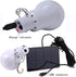 Solar Powered Lamp Portable LED Bulb Lights, Solar Energy Panel LED Lighting for Camp Tent, Night Fishing, Emergency