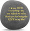 Unique Gift for Mom - Thank You for Being My Rock, Engraved Keepsake Paperweight Stone for Mother