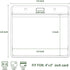 4x3 Inches (200pcs-Horizontal) Horizontal Badge Holder, Clear ID Card Holder with Waterproof Resealable Zip Type