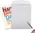 NobleWorks Jumbo Funny Father's Day Card (8.5 x 11 Inch) - Big Loving Greeting Card for Dad, Stepdad - Teacher J6946FDG