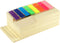 Sticky Notes, Yellow Self-Stick Pads & Colorful PET Index Label & Lined Note Pad, 9-Pack Memo Pads Set