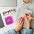 LD Products Pink Mini Office Supply Kit, Portable Case with Scissors, Tape Dispenser, and Mini Stapler