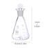 Flask Experiment Glass Flask Glass Conical Flask Graduated Borosilicate Erlenmeyer Flask with Ground Stopper for Lab Experiment Chemistry- 250ml Glass Beaker Chemistry Glassware