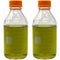 Pyrex Corning 1395-1L, 1000ml Round Media Storage Bottle with GL45 Screw Cap (Pack of 2)