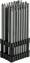NEIKO 10224A 32 Piece Extra Long Security Bit Set, 1/4" S2 Steel 6” Long Torx, Tamper Proof, PoziDriv, Spanner, Tri-Wing