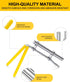 Hydraulic Seal Installation Tools, Hydraulic Cylinder Piston Repair Seal Kit, U-Cup Rod Seal Installation Tool Kits Upgraded Seal Twistor Install Tool Set (3 PCS)