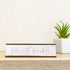 Miracle Worker Faux Marble Desk Plate - 2" x 8" Funny Office Desk Sign Nameplate/Rose Gold Cubicle Décor