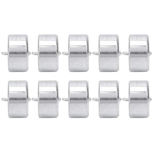 10 pcs Double Hooked Weight, Metal Weight with Hooks for Physics Laboratory Work, 50g