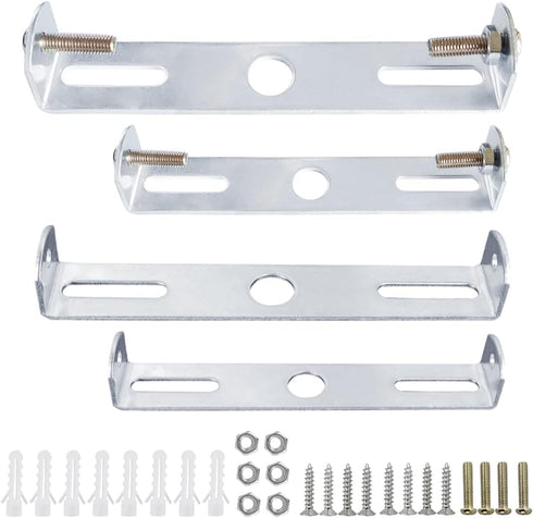 4 Pieces Light Fixture Mounting Bracket for Ceiling Pendant Light Crossbar Kit with Screws