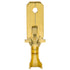 Baomain 1/4" Male Spade Quick Splice Crimp Terminals, Non Insulated, Pack of 100