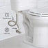 Everflow Supplies 27420-NL 20" No Lead Stainless Steel Braided Tank Supply Line, 3/8" Compression Fitting