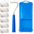 Mister Rui Paint Roller Kit, 9 Pack, 2 Inch Microfiber Paint Roller Covers, Mini Rollers for Painting