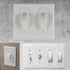 Wall Switch Guards Plate Covers - Child Safety Security Home Decor (4 Pack), White