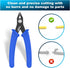 VCELINK Small Wire Cutter, Spring-loaded Precision Flush Cutter Pliers for Electronics, Jewelry Making, 5-Inch