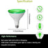 PAR38 Bulbs, 15 100W E26 Bulbs Bulbs, Lighting(2 Pack) Green Flood Light Watt Green LED Flood Light Equivalent, Base