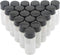 10-Pack 10ml Premium Clear Glass Vials with Lids, Borosilicate Glass Small Vials for Samples with Labels