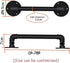 ALDEPO 30-600Cm Non-Slip,10.8Ft/330Cm 1ft/ Grab Bars Handrail Wrought Iron, Industrial Pipe Matte Black Stair Railing